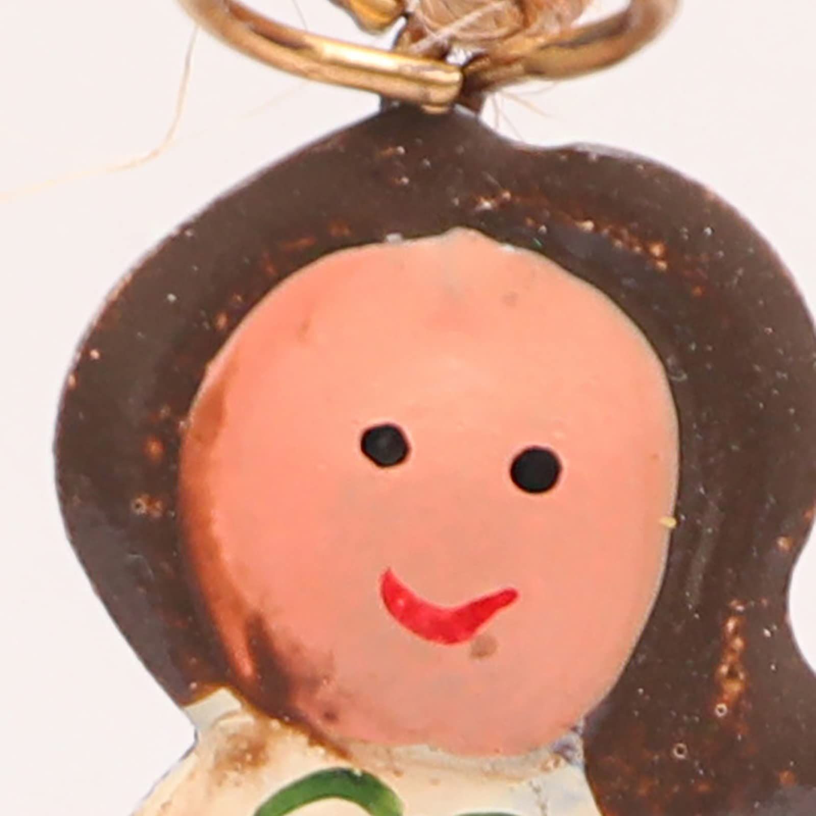 Personalized Christmas ornaments, creative art, hand-painted angel girl pendants, Christmas tree pendants, ornaments — image 4