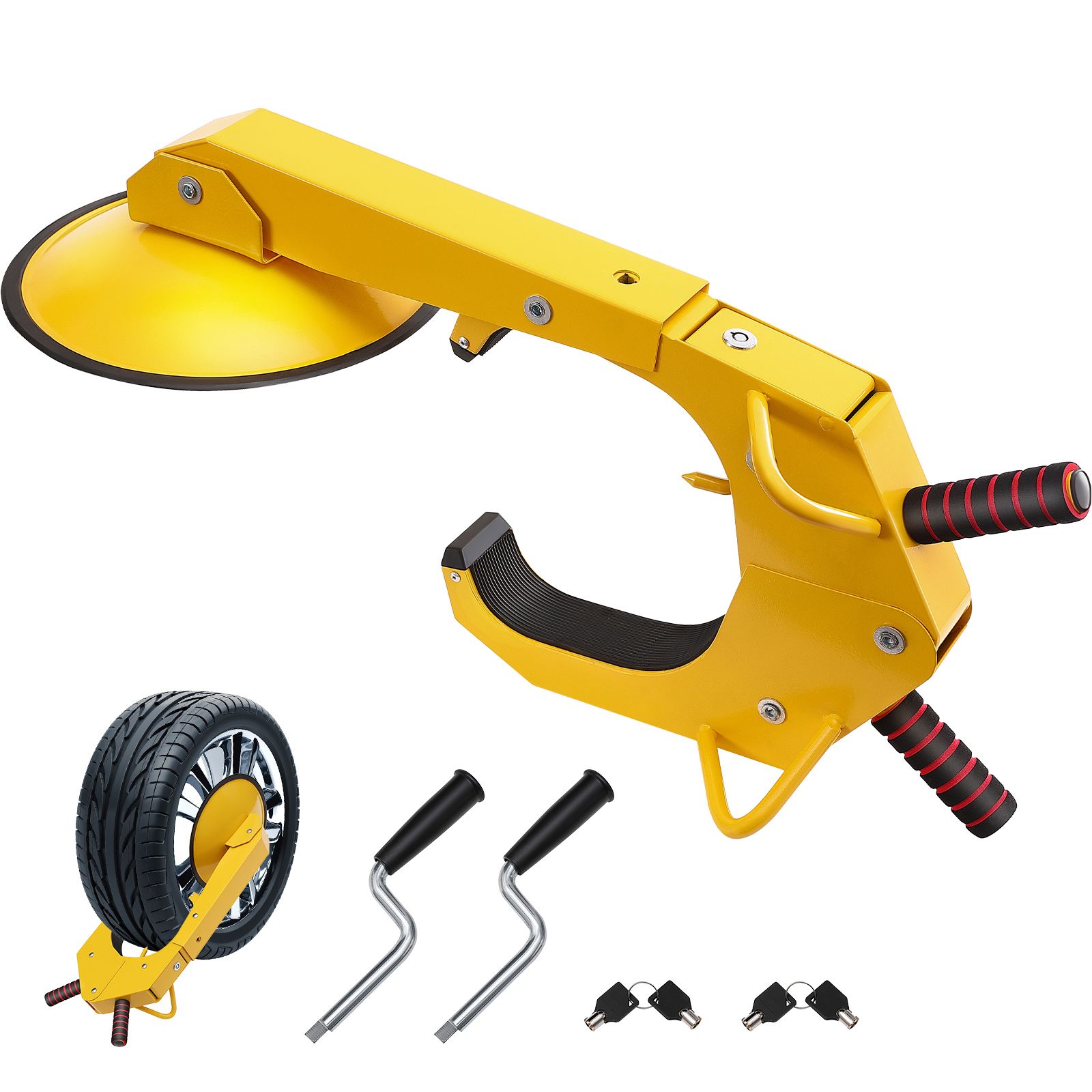 Heavy-Duty Anti Theft Tire Lock