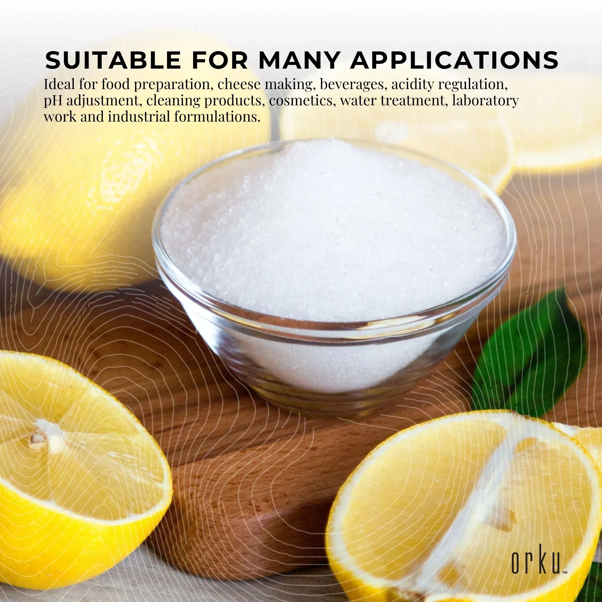 Orku 10Kg Sodium Citrate Powder Food Grade Trisodium Citrate Dihydrate E331 — image 4