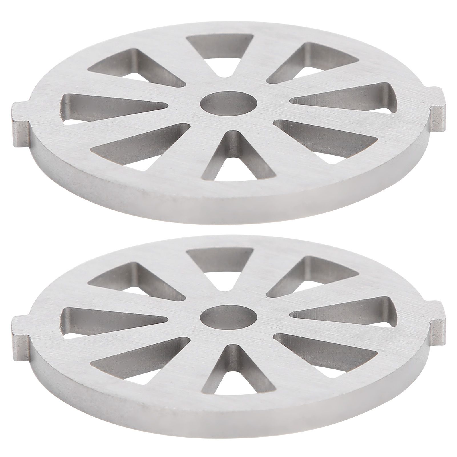 2pcs Meat Grinder Blade 304 Stainless Steel Cutting Plate 7mm/0.3in ID for 5#/B Type Meat Grinder(8 Holes Knife Plate ) โ image 3