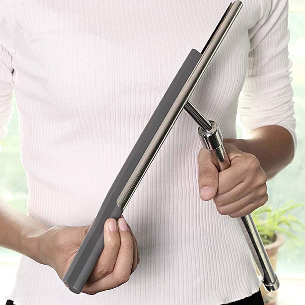 Telescopic Shower Squeegee Window Glass Wiper Scraper Cleaner for Bathroom Car Glass Squeegee Bathroom Black โ image 4