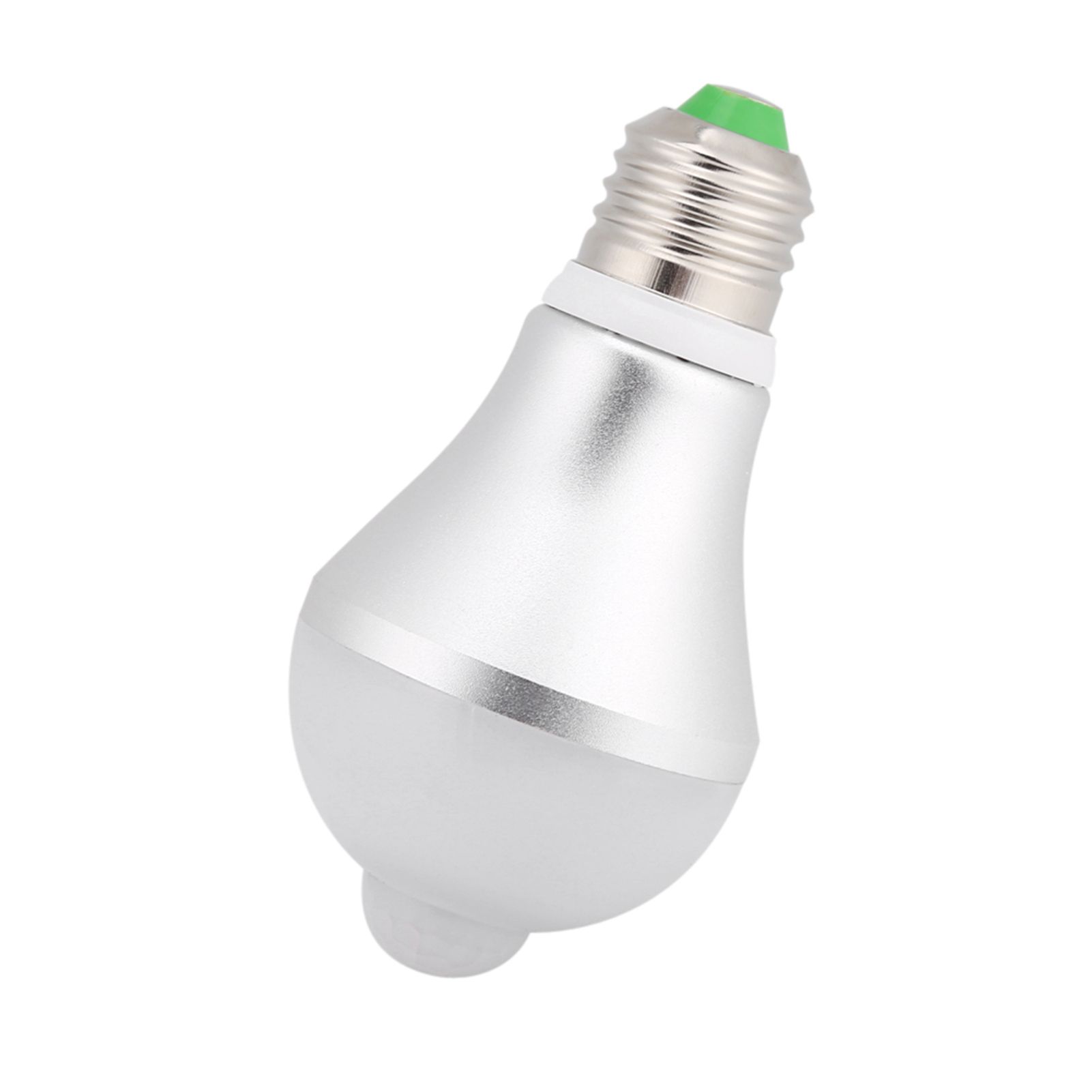 E27 5W PIR Infrared Auto Motion Sensor LED Light Lamp Bulb for Restroom Parking White 6500K — image 4