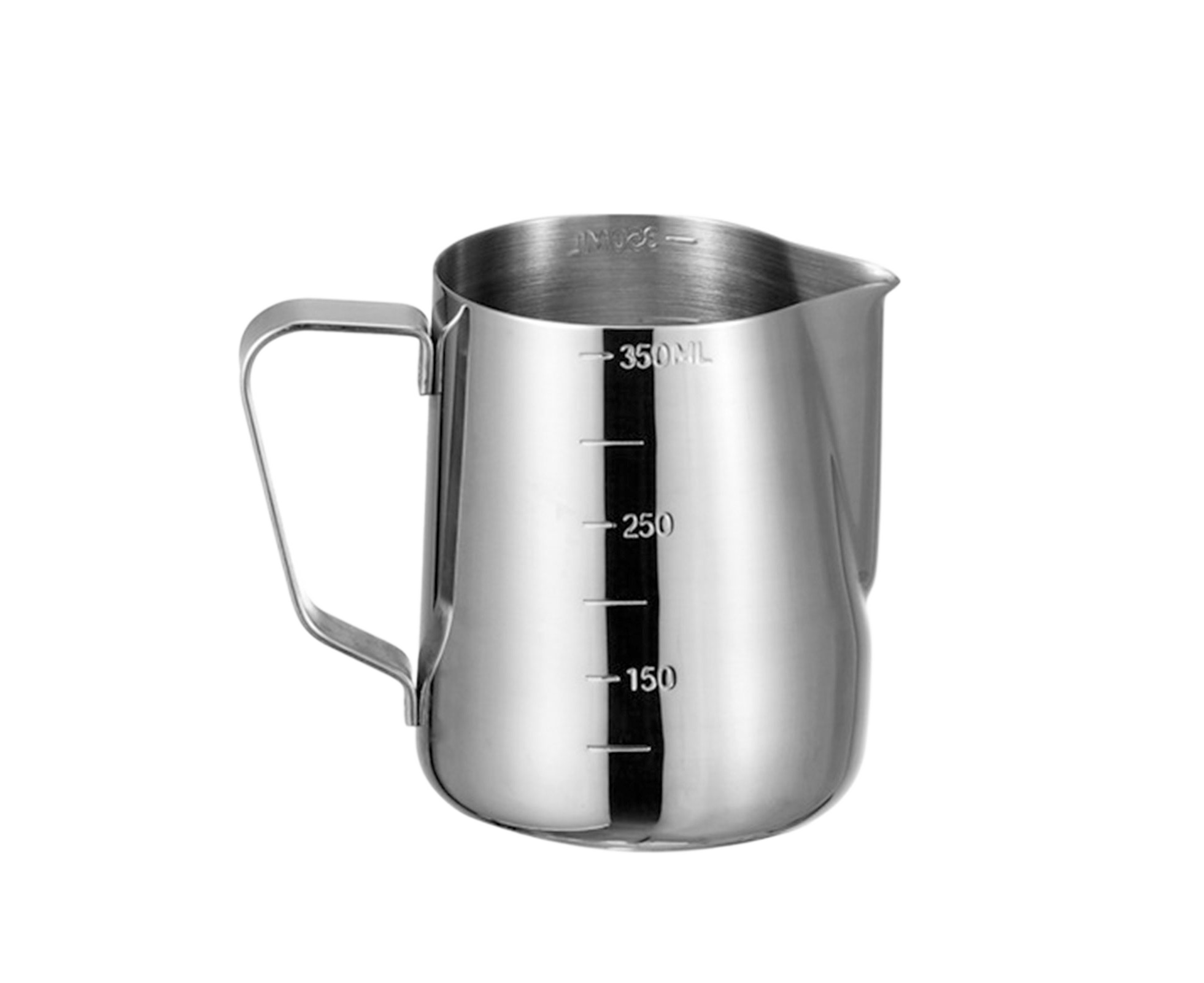 350/600/1000ML Stainless Steel DIY Coffee Jug Milk Frothing Craft Pitcher Cup-S