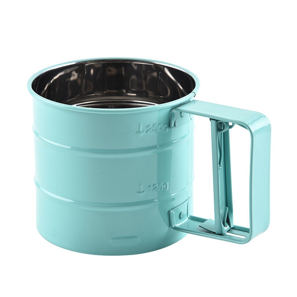 Handheld Flour Sieve Kitchen Semiautomatic Flour Sieve Cup Baking Tool โ image 4