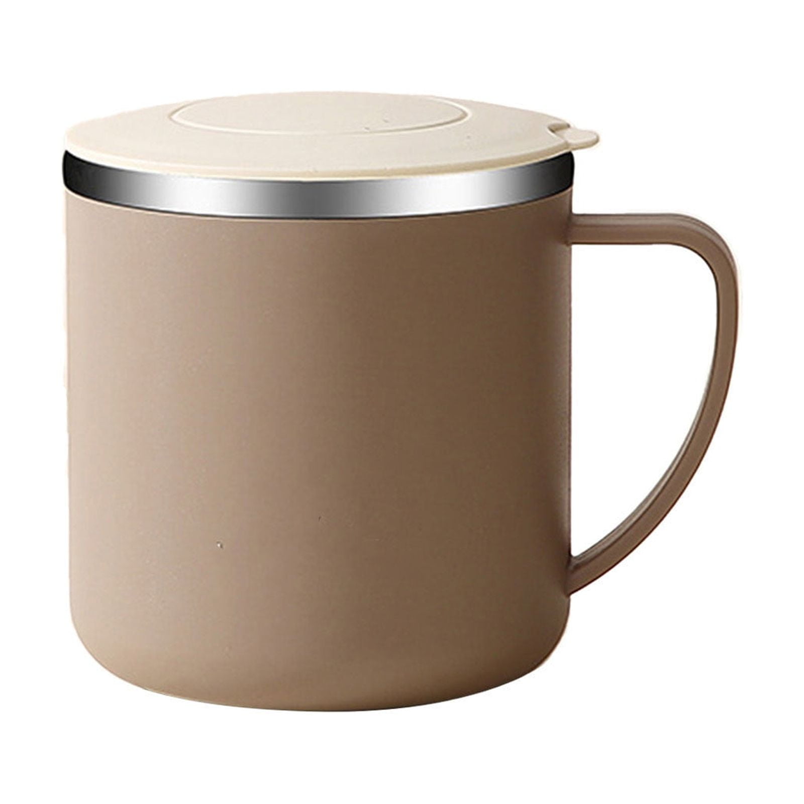 Insulated Coffee Mug, 20oz Stainless Steel Tumbler with Slider Lid Travel Coffee Cups with Handle for Camping Office Home,ZD_#Coffee β image 2