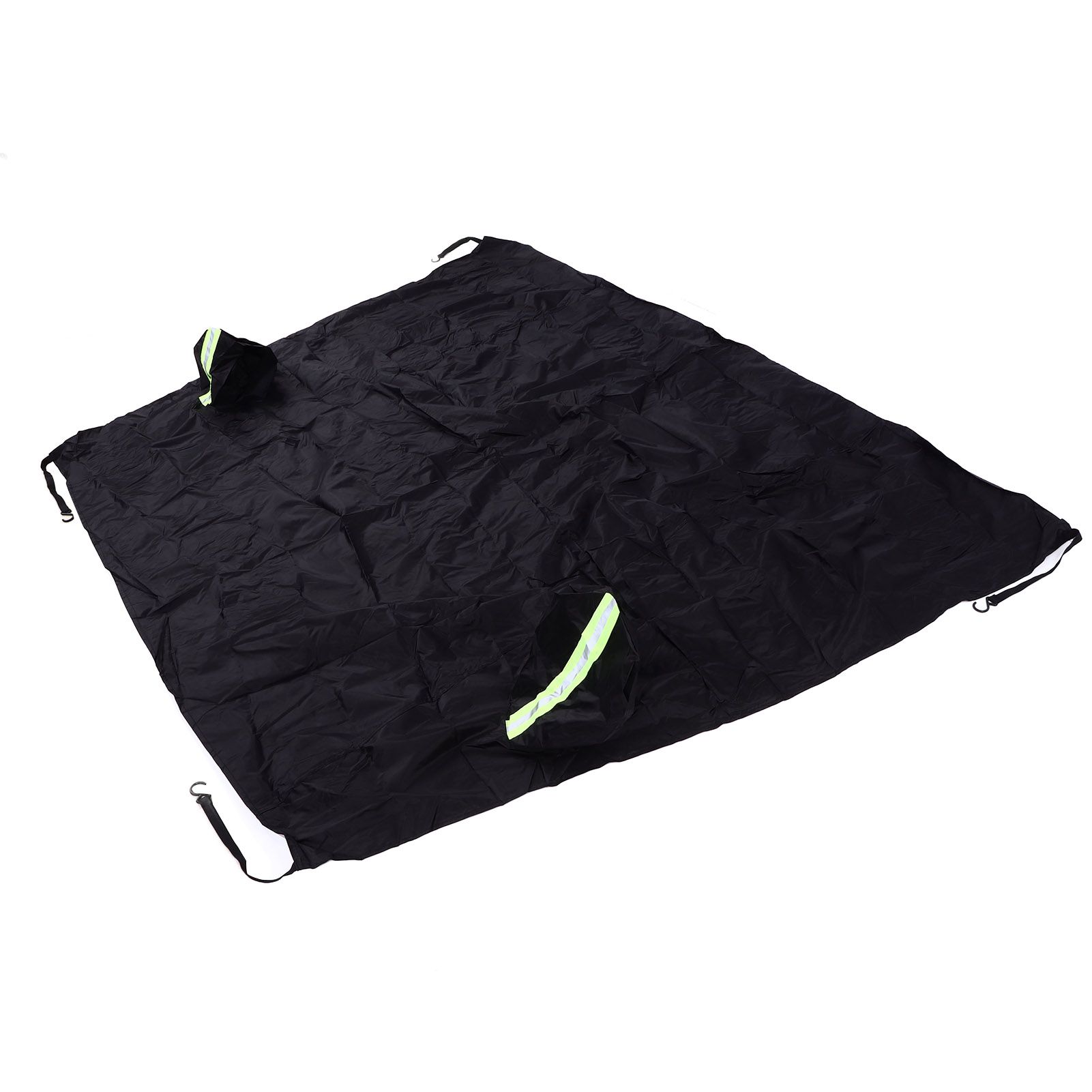 Windshield Cover Waterproof Snowproof Large Coverage Area Universal Windshield Protector with Reflective StripsBlack โ image 4