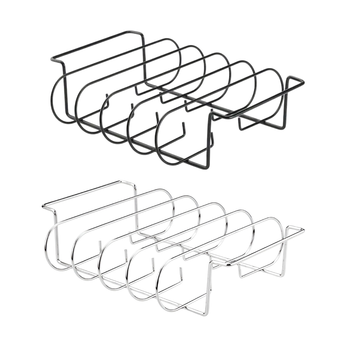 Barbecue Grill Net Outdoor BBQ Rack Cooking Basket Baking Tool Picnic Camping - Black β image 2