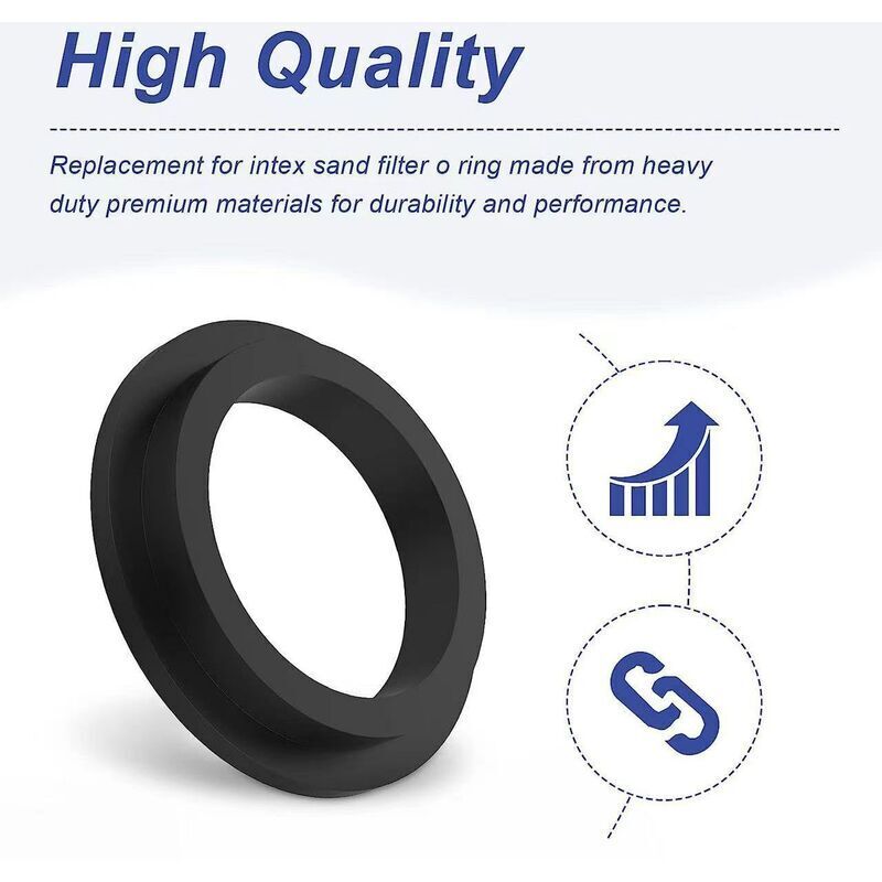 pcs 11412 Pool Filter Pump Washers L-ring Compatible with INTEX Sand Filter Pump Motor..DEBUNS โ image 4