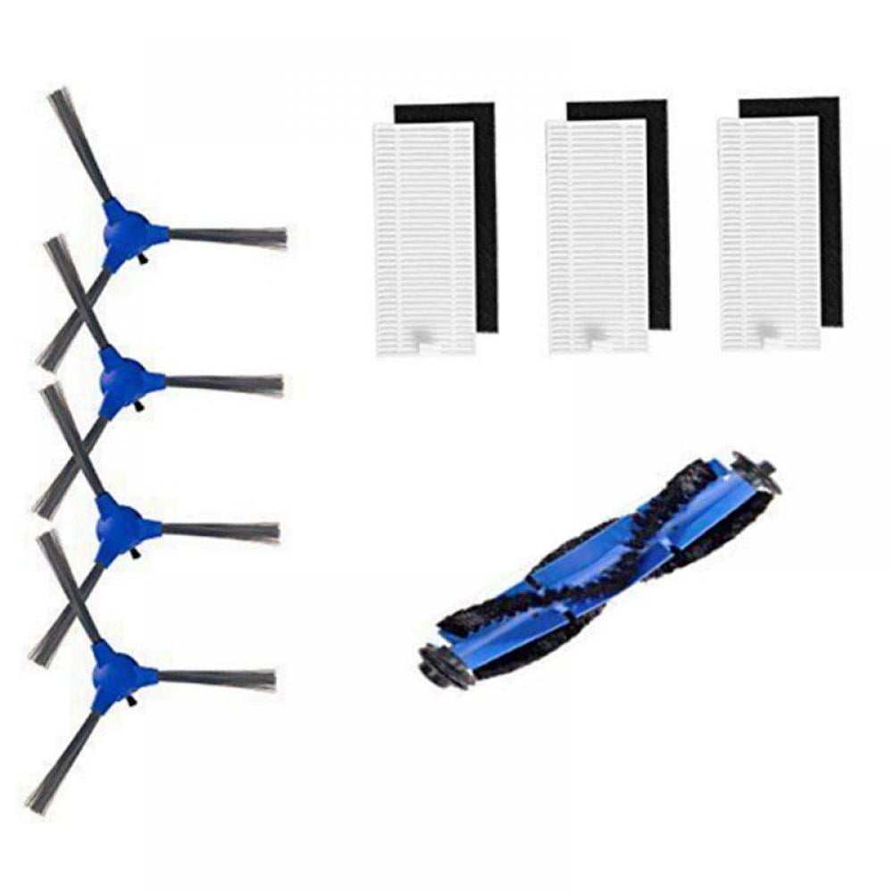 8Pcs Replacement Parts Compatible with Robot Vacuum Cleaner RoboVac 11S, 12, 15T, 15C, 25C, 30, 30C Slim Carpet Sweeper Filter Side Spin Brushes & Main Roller — image 5