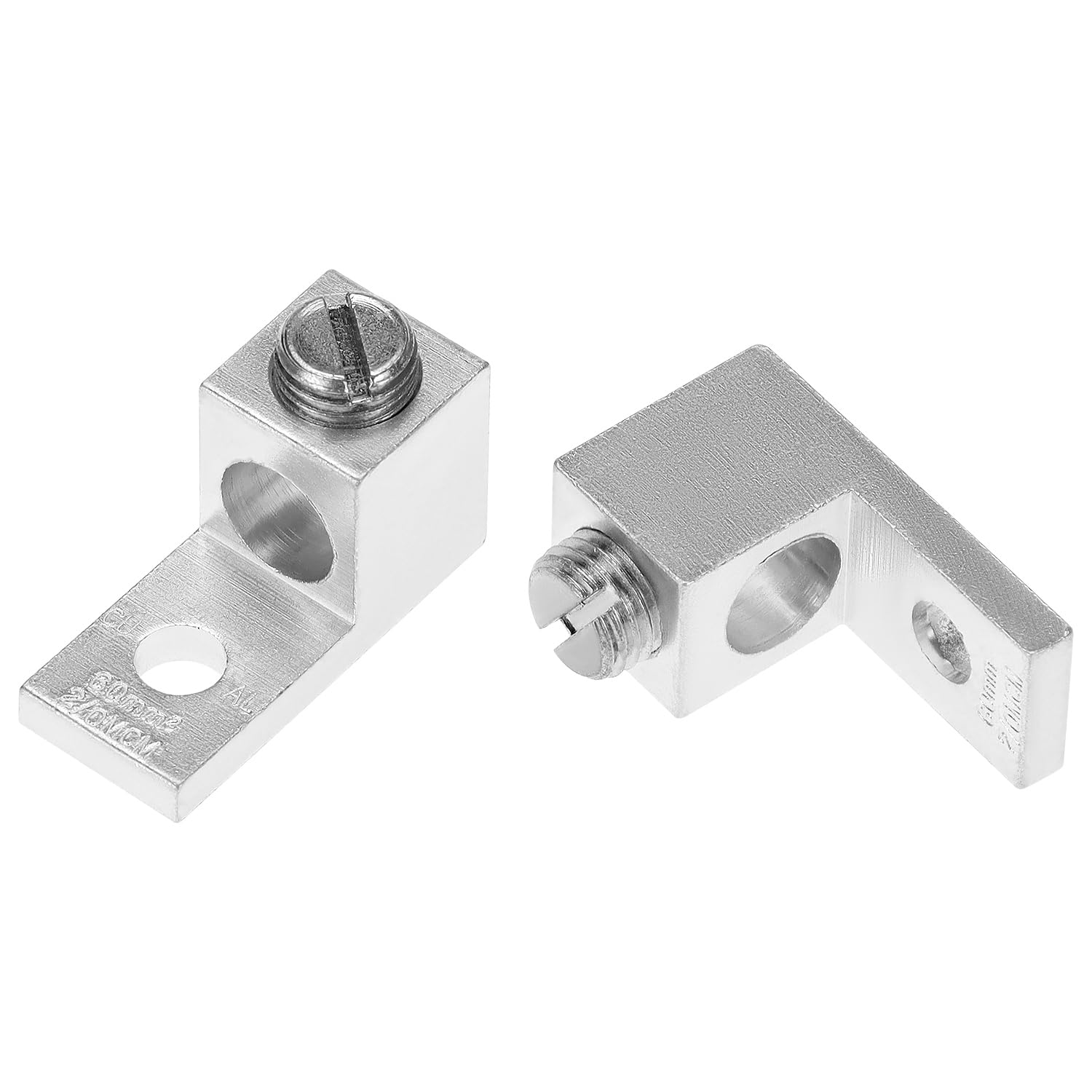 Aluminum Alloy Mechanical Lugs, 25Pcs High-Strength Terminal Mechanical Lug, Screw Size 5/16-24, Compatible with 14 AWG - 2/0 AWG Conductors — image 2
