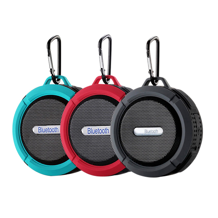 Portable Waterproof Wireless Mini Bluetooth Music Speaker (Red) โ image 2