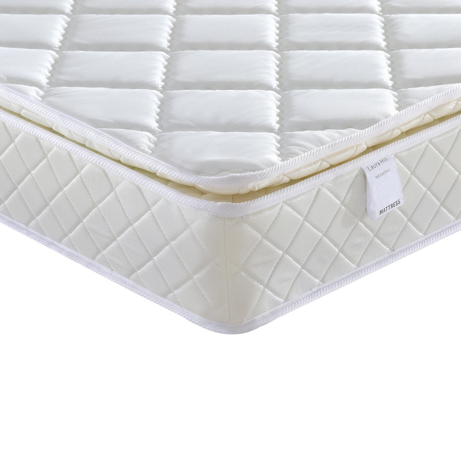 Laura Hill Mattress Queen Size Pillow Top Pocket Spring High Density Foam 22cm โ image 5
