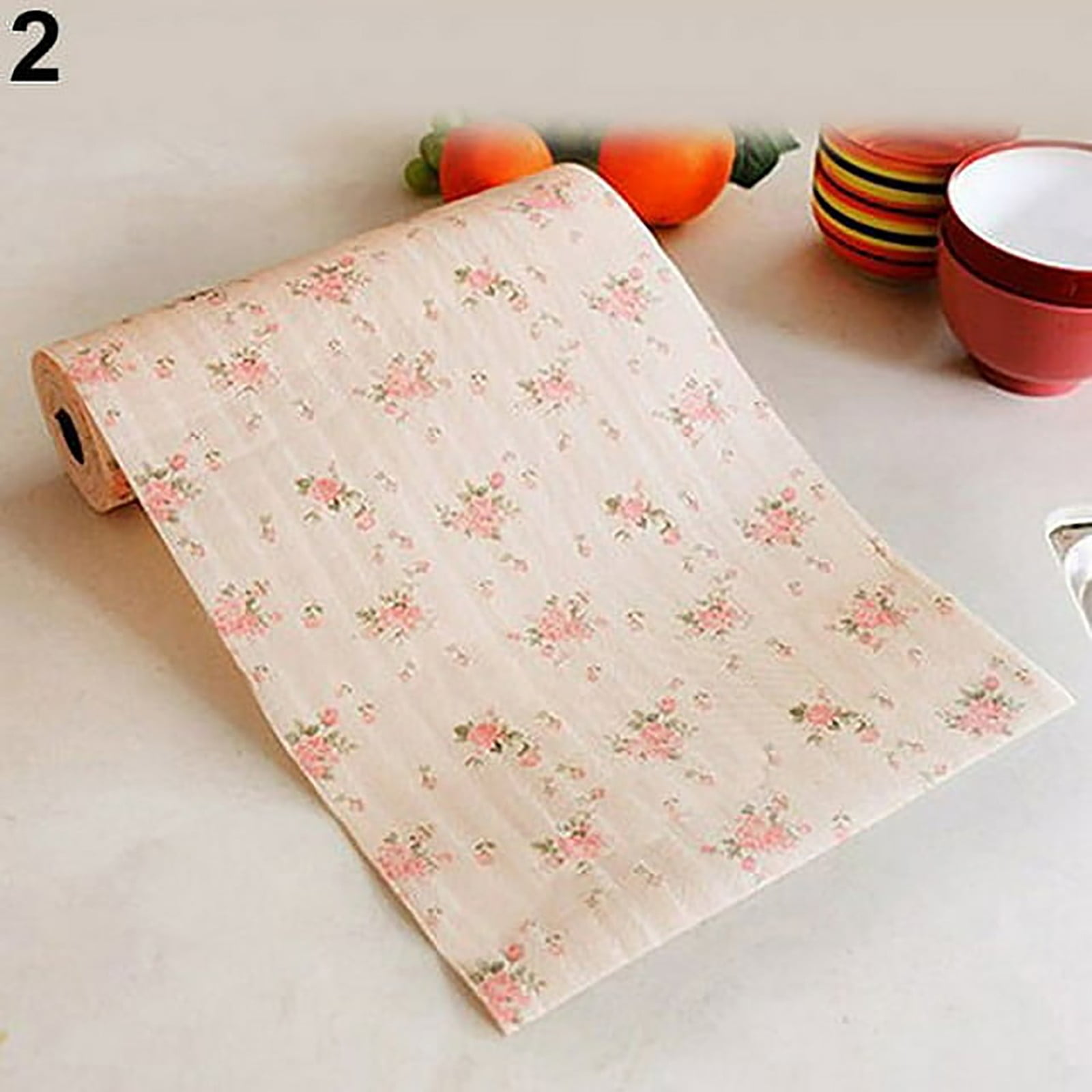 Anti-Slip Cabinet Countertop Pad Light Pink B 30*300Cm Furniture Paper Removable Shelf Liner For Kitchen Cabinet Dresser Drawer Covering One Size A — image 2