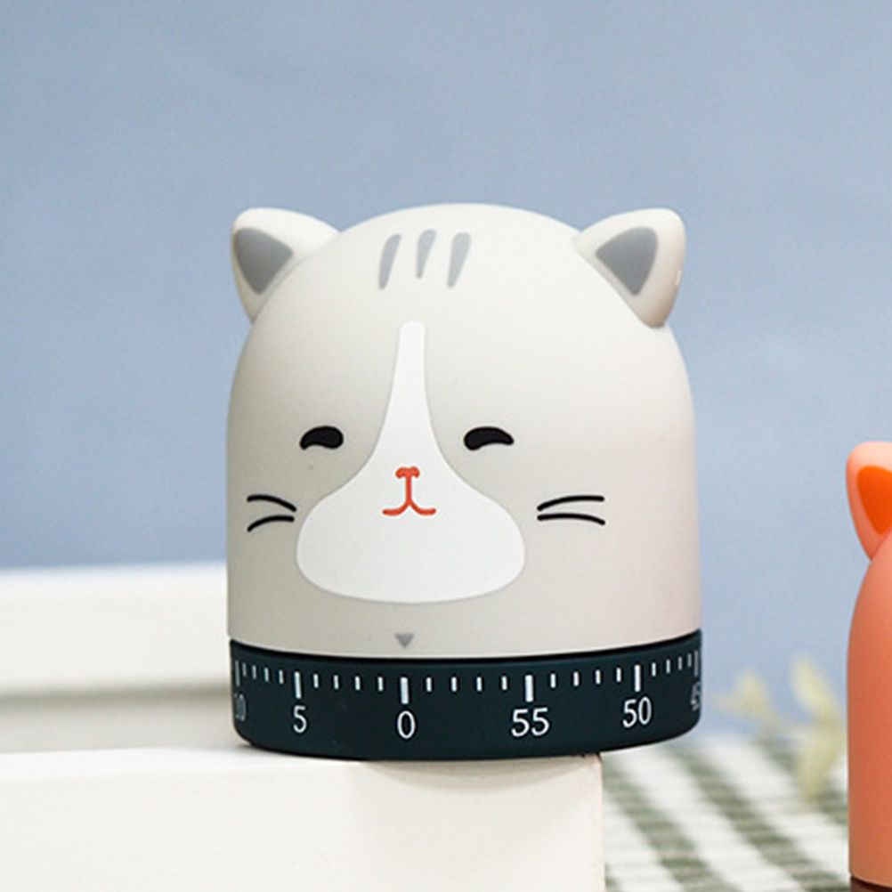 Cute Cat Timer Kitchen 60 Minutes Timer 360 Degree Rotating Timer for Baking and Boiling โ image 6