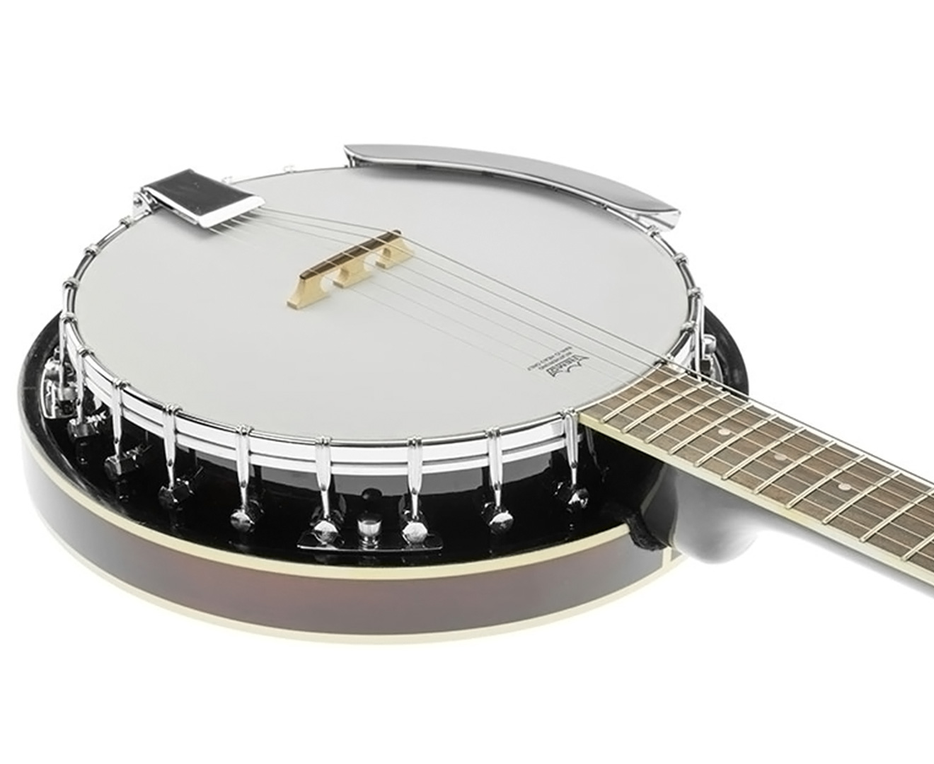 Karrera 6 String Resonator Banjo - Brown — image 2