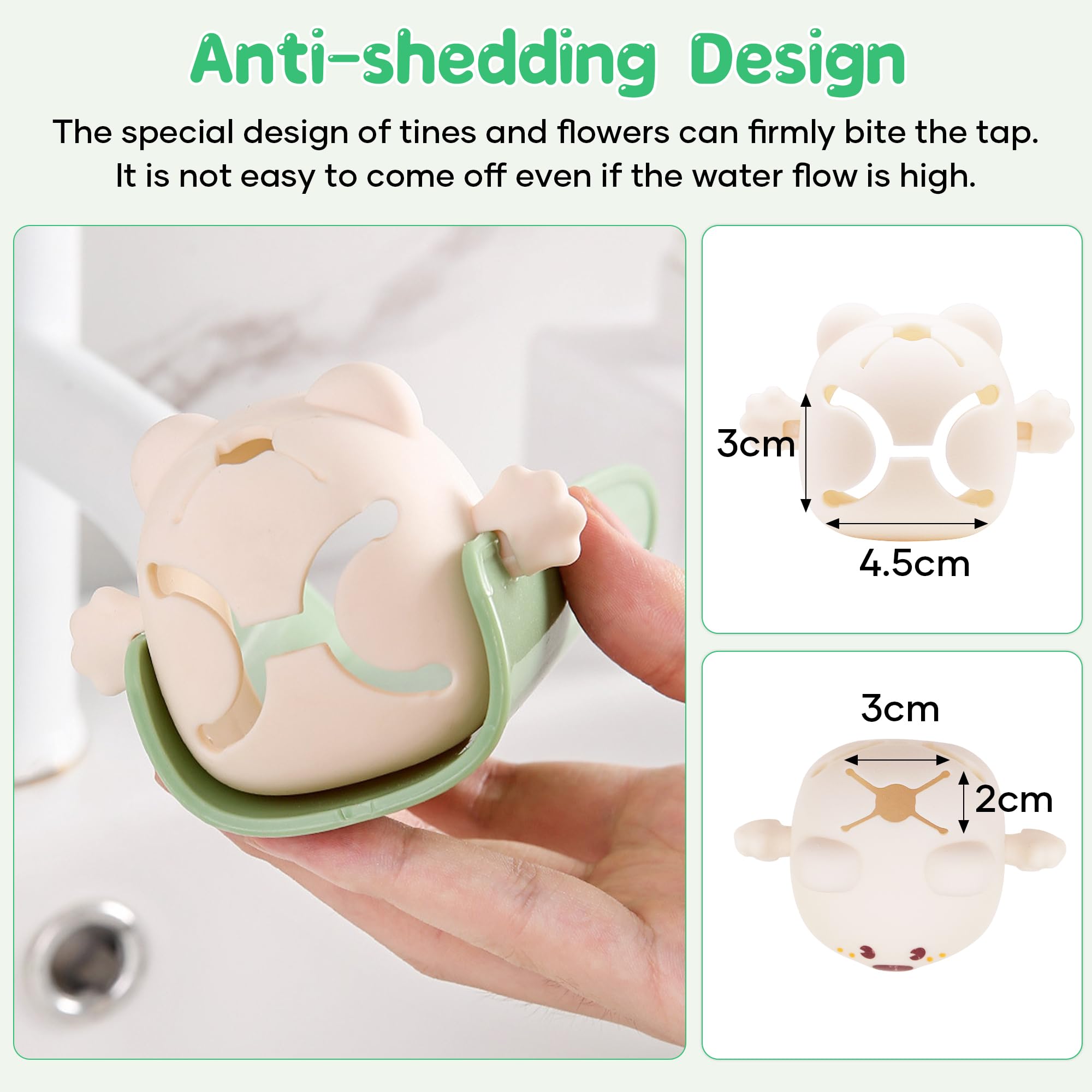Cute Cartoon Faucet Extender for Kids – 14cm Water Flow Extension, Splash-Proof Hand Washing Aid for Toddlers, BPA-Free, Compatible with Most Kitchen and — image 5
