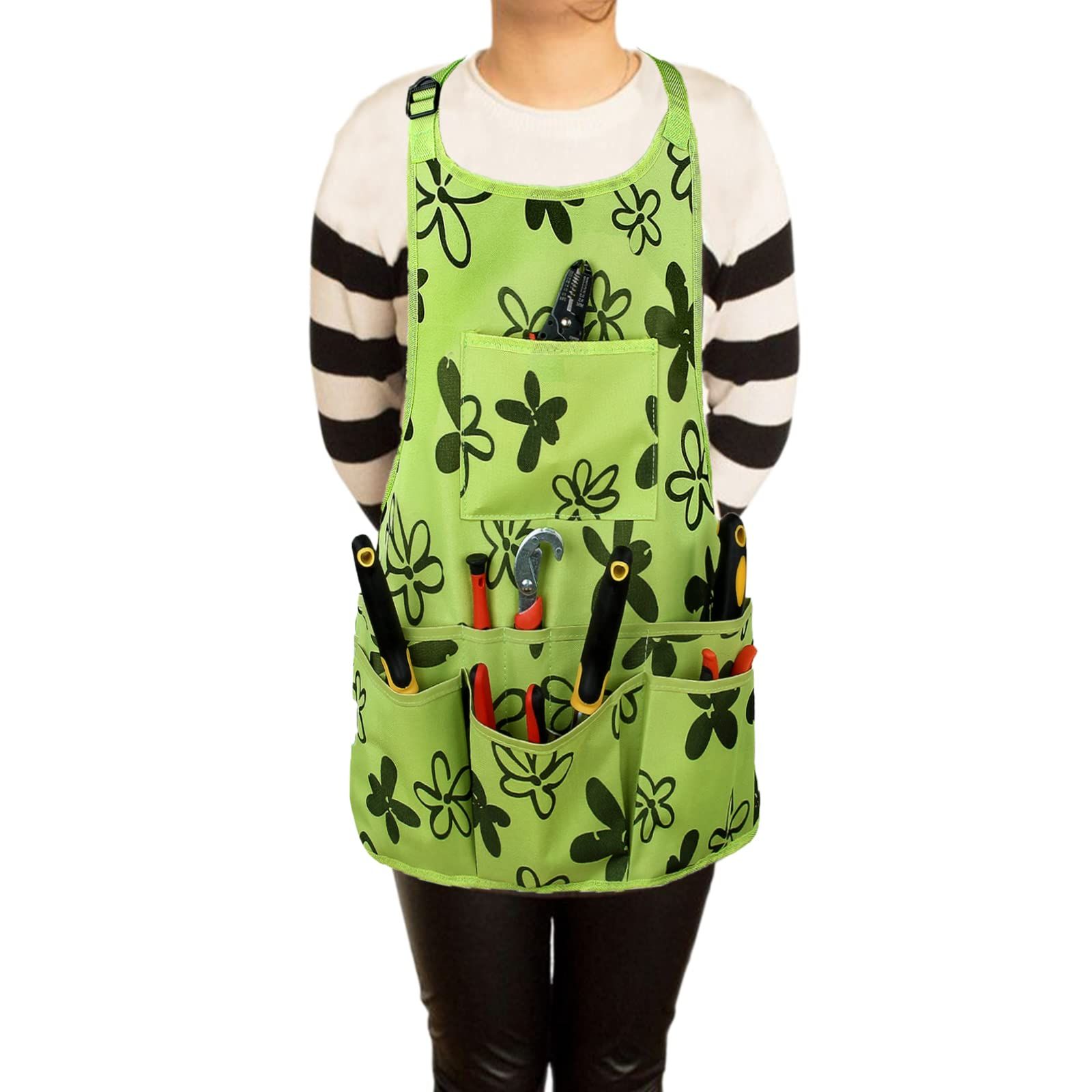 Gardening Apron for Women with Pockets Potting Shed Aprons Greenhouse Accessories Gifts for Gardeners โ image 2