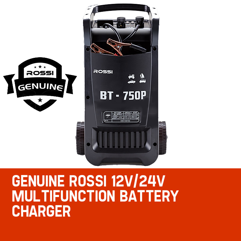 ROSSI 750 Amp Car Battery Charger, 12v/24v Jump Starter, 15A Plug โ image 2