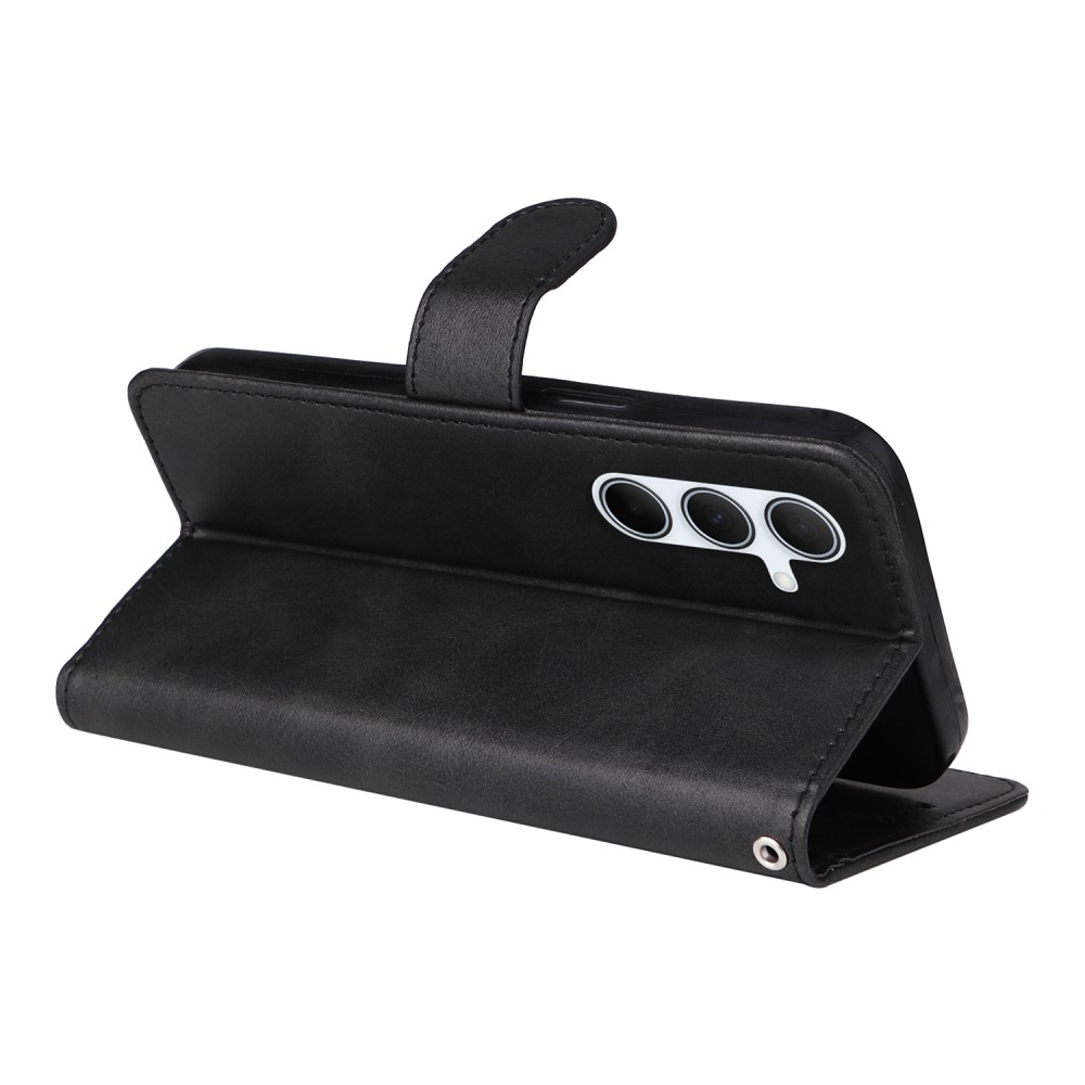 PU Leather Wallet Case Compatible with Samsung A56 5G - More Colors Available Black — image 5