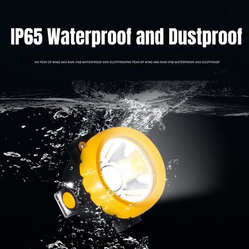 LED Miner Headlight 3000 LUX High Bright Waterproof Hard Hat Lamp Rechargeable — image 5