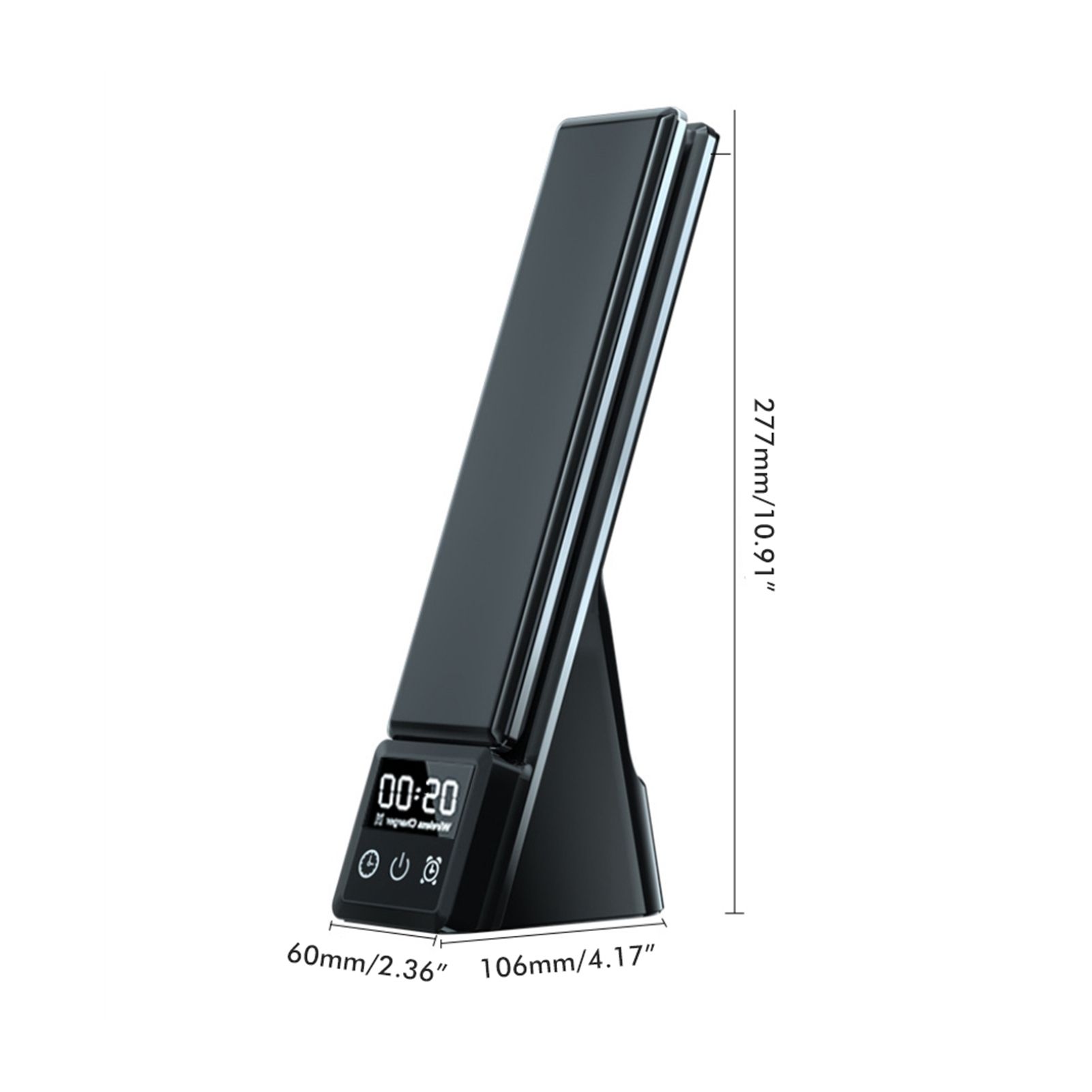Eye Caring Desk Lamp with Wireless Charger Touch Dimming LED Table Lamps Folding Reading Light for Students β image 2