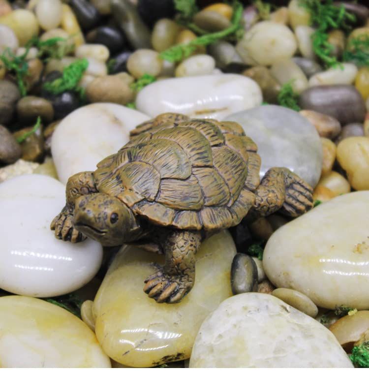 Turtle Simulation Turtle Resin Turtle Micro Landscape Turtle Decoration, Garden Decoration Grass Decoration Fish Tank Landscaping โ image 5
