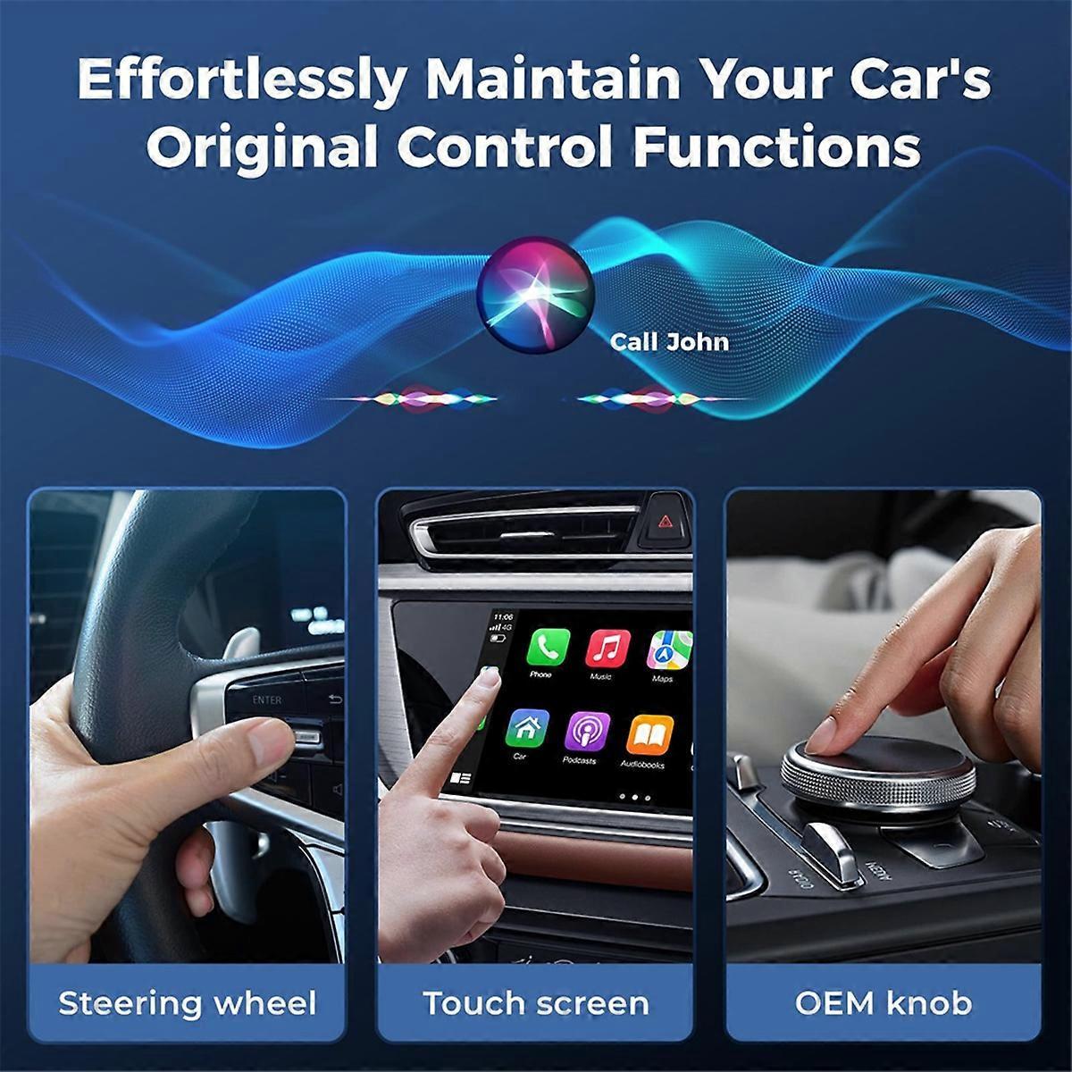 Wireless CarPlay Adapter for iOS, Mini Dongle Converts Wired to Wireless CarPlay โ image 5