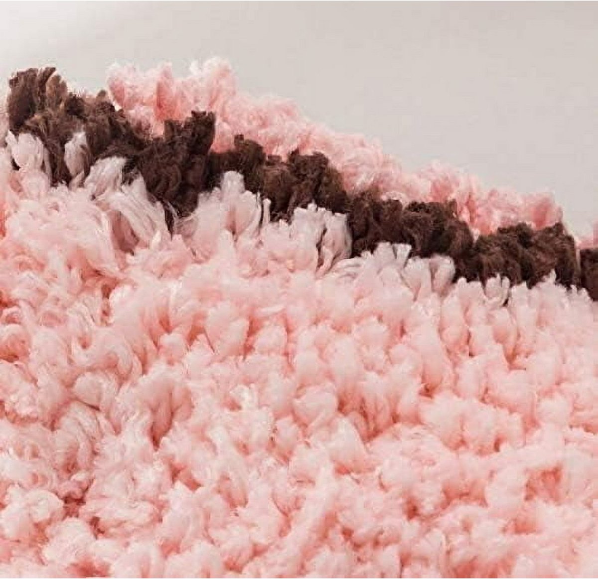 17.7 × 25.6in Thick and soft pink bath mat with pig motif - bathroom showroom - non-slip bath mat - home decoration - (sleeping pig) — image 2
