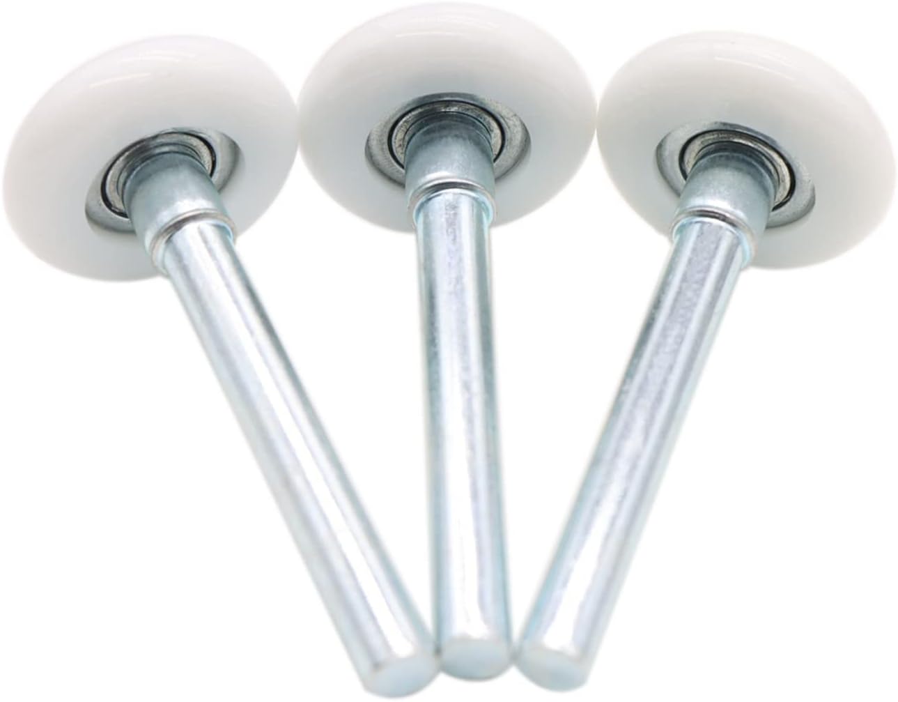 Garage Door Roller, White 1.8" Quiet Nylon Garage Door Wheels 4" Stem for Garage Track Replacement with Premium Sealed 11 Ball Bearing, 10 Packs โ image 4