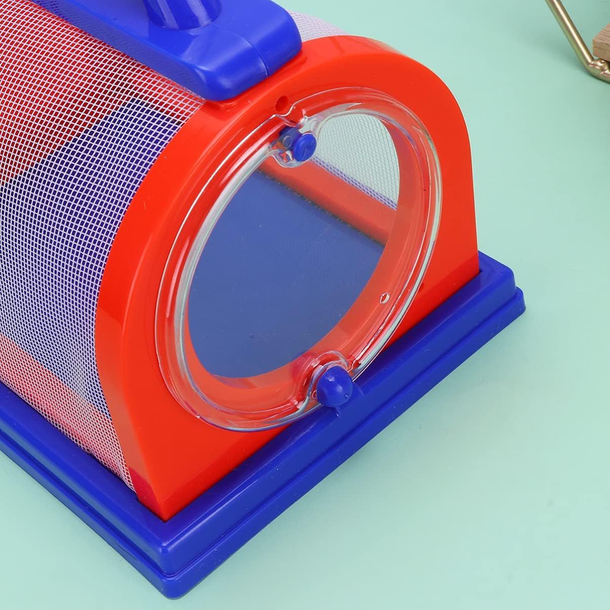 Toys Kids Critter Catcher Tools Set - Cage, Tweezers, Magnifying Glass, Magnifier Jar ((1 Pack) blue Color) โ image 2