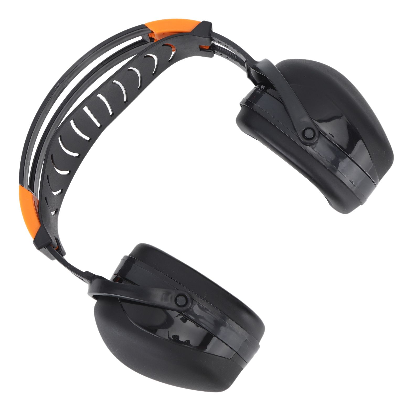 Noise Reduction Earmuffs Foldable Lightweight Hearing Protection Safety Over Head Ear Muff for Garden Shooting Mowing Black — image 6