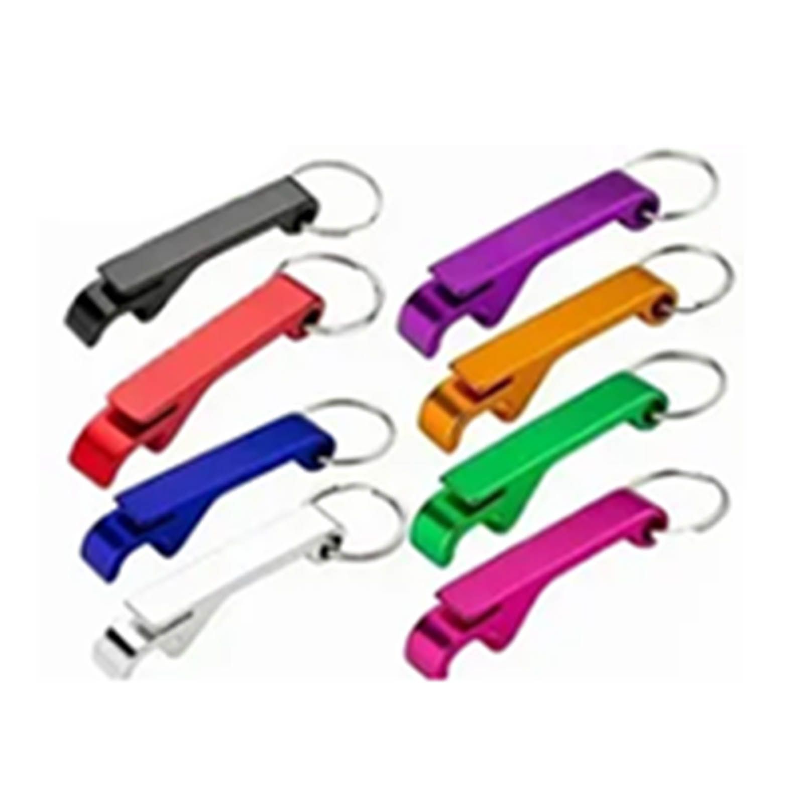 50pcs Keychain Bottle Opener Aluminum Alloy Mini Pocket Beer Beverage Opener Colorful Metal Bottle Opener — image 2