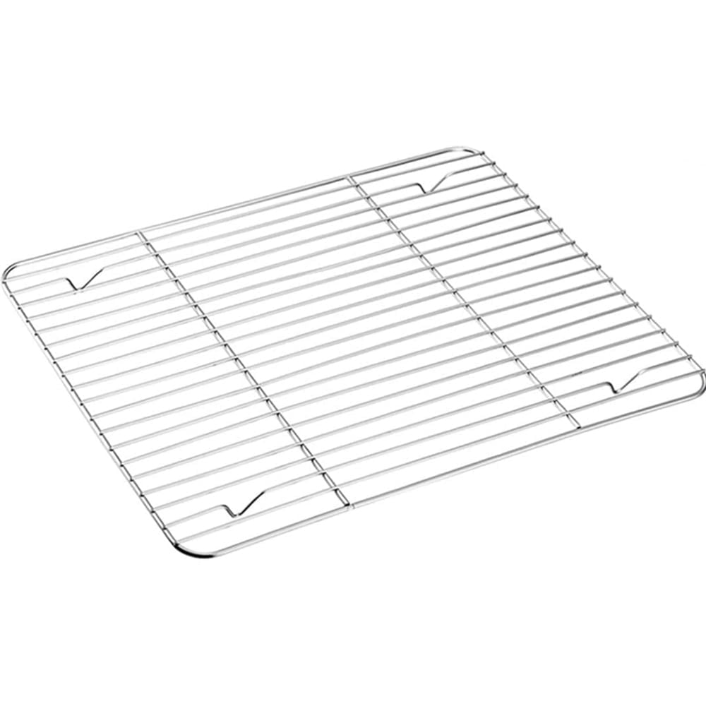 1 Pack High Strength Stainless Steel Grill Racks,Nonstick Roasting Racks,Rectangle Wire Net Rack,Kitchen Baking Rack,Nonstick Wire Grill Net,for Picnic Camping