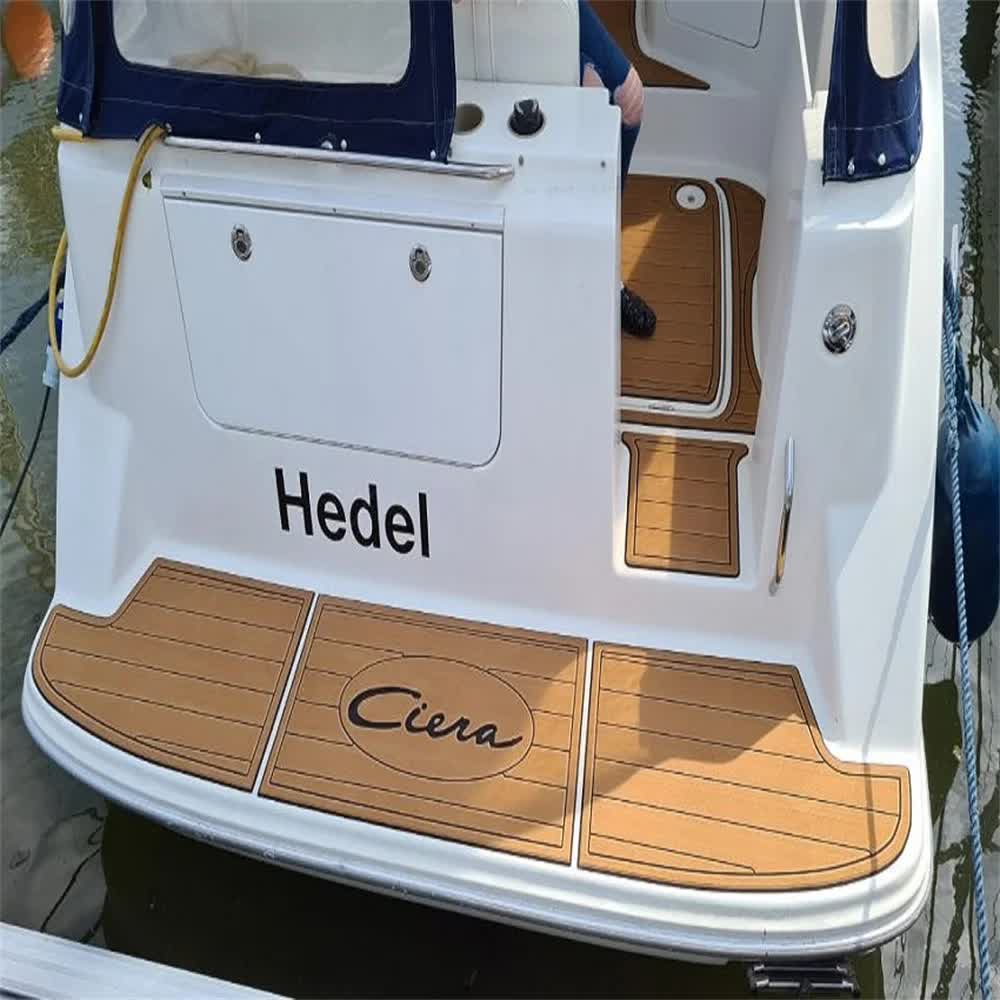 2000 Bayliner 2855 Swim Platform Cockpit Boat EVA Faux Foam Teak Deck Floor Pad โ image 2
