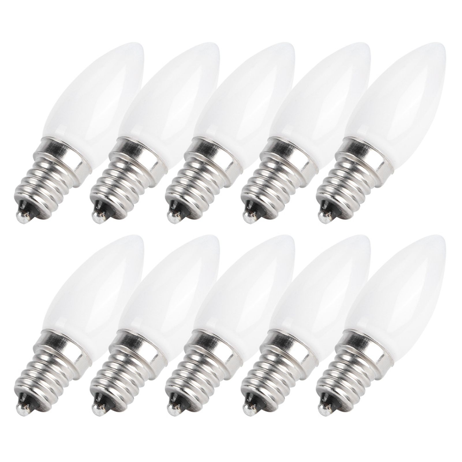 10pcs E12 LED Bulb 1.5W Warm White Lamp for Chandelier Ceiling Light Wall Lamp Home Lighting AC 110V — image 2