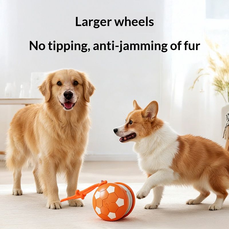Smart Self-Rolling Pet Toy, Durable Chew Ball for Cats and Dogs to Keep Themselves Entertained - Blue — image 4