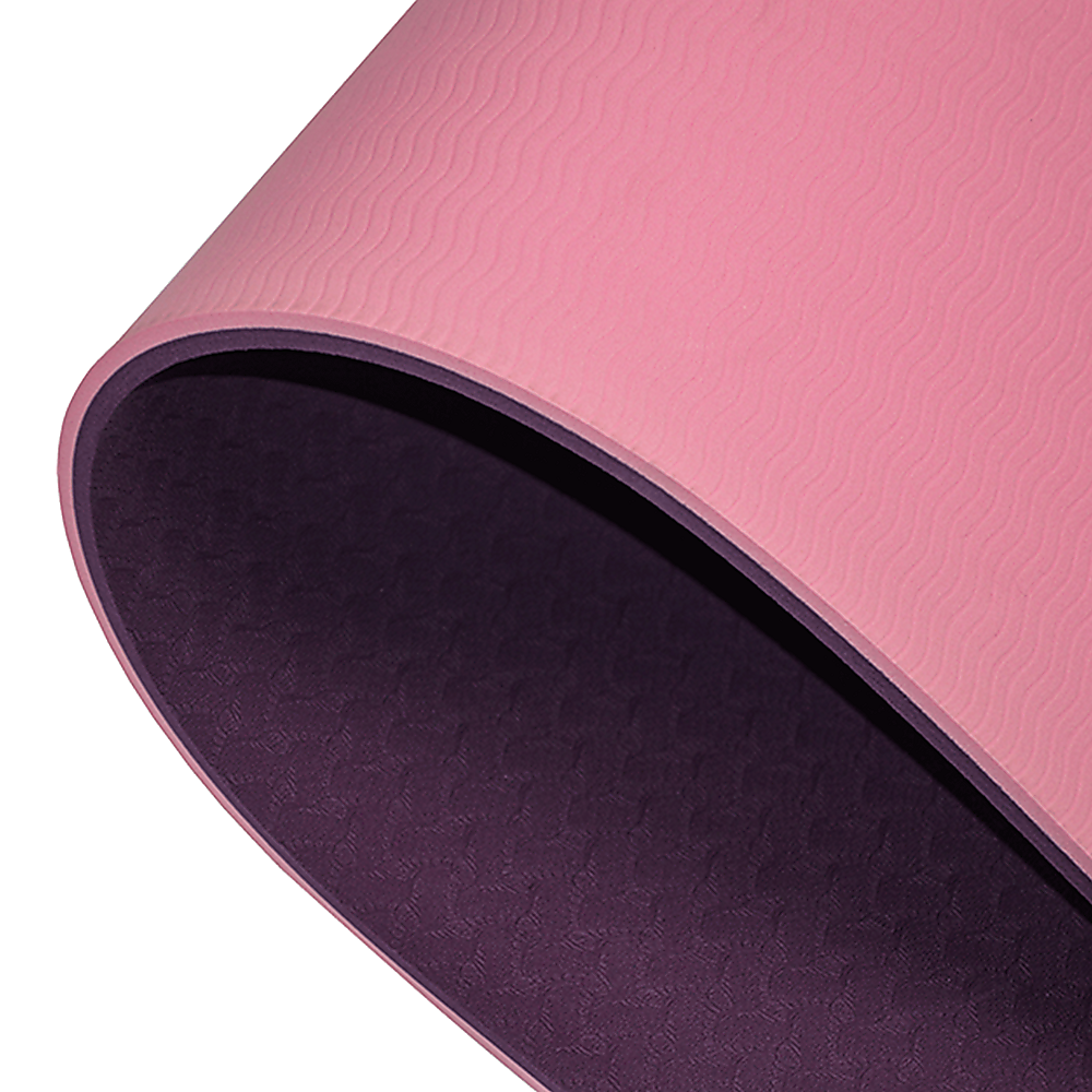8mm TPE Yoga Mat Exercise Fitness Gym Pilates Non Slip Dual Layer — image 6