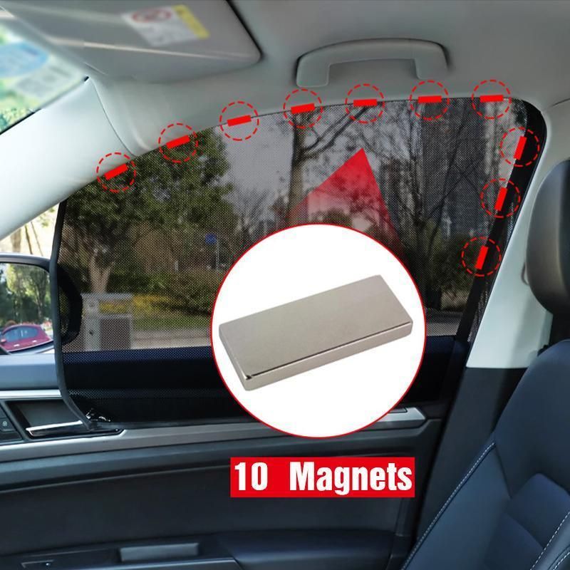 Car Sun Shade with Built-in Metal Attachment for Side Window UV Protection — image 5