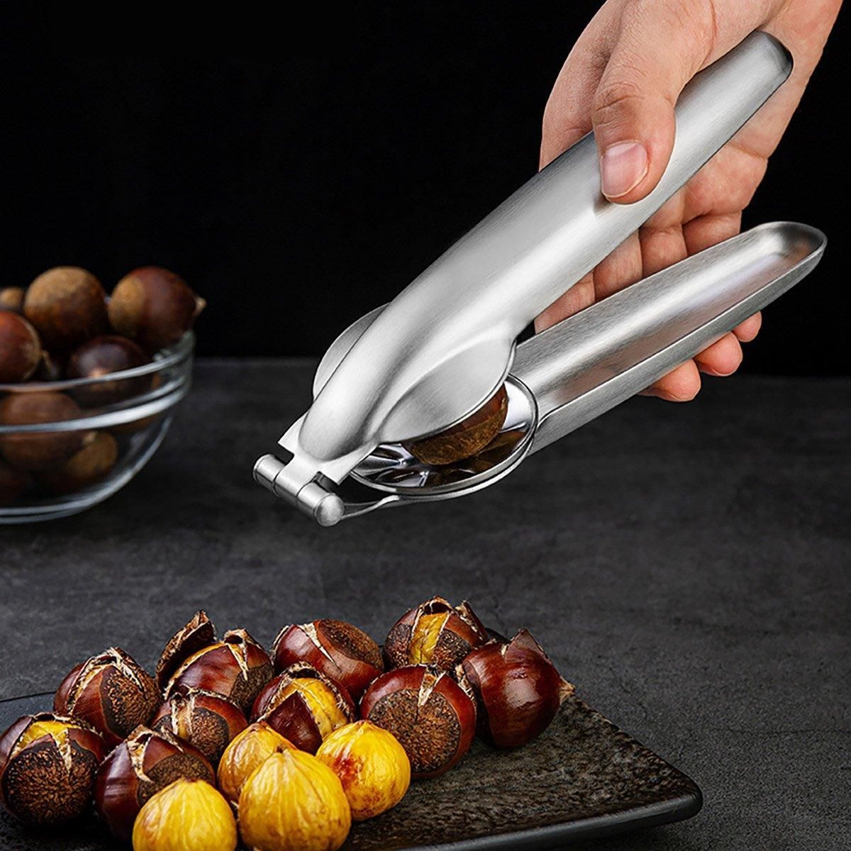 Chestnut Opener 304 Stainless Steel Cross Chestnut Shell Stripper Nut Cracker โ image 4