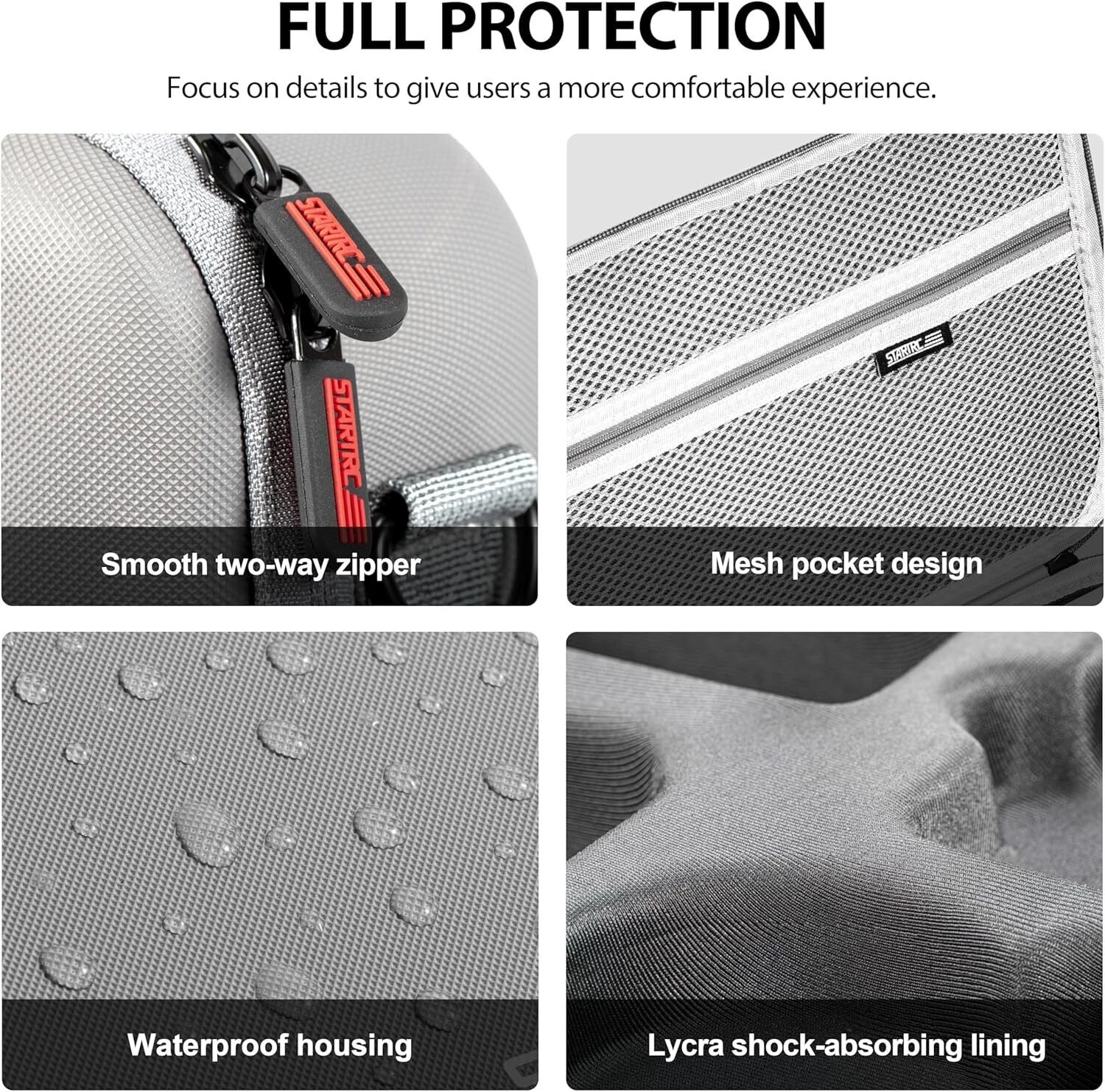 STARTRC Carrying Case for DJI Neo Portable PU Storage Protective Bag for DJI Neo Fly More Combo Accessories, Neo Intell β image 6