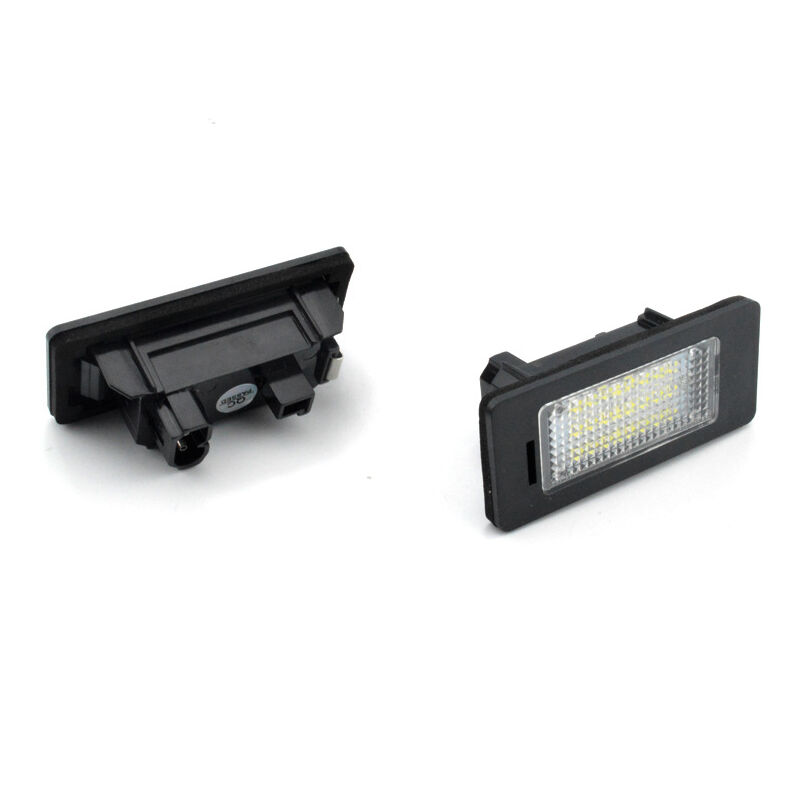 2 pcs Car License Plate Light For B Mw 1 3 5 X Series Error Free 2W 24 LED White Rear Number Plate Light Direct — image 3