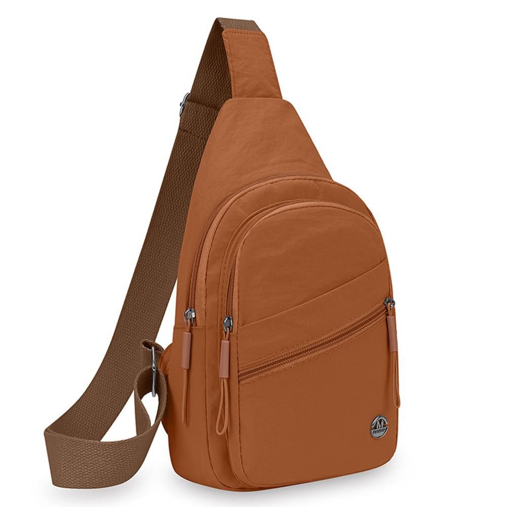 Sling Bag for Women Sling Backpack Chest Daypack Crossbody Bag - Orange — image 2
