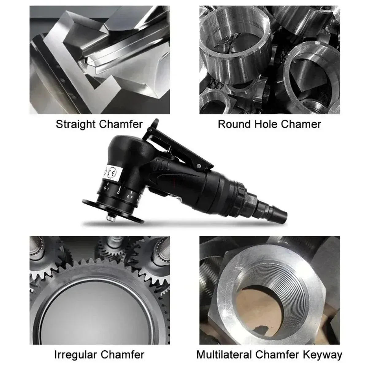 Compact Pneumatic Chamfering Beveling Machine Air Tool for Trimming Deburring โ image 4