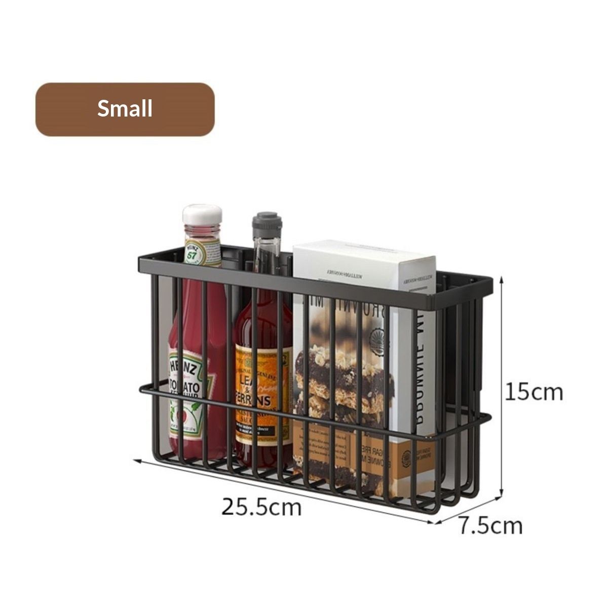Magnetic Basket Fridge Lint Bin Dryer Ball Holder Laundry Room Organization Home Storage for Class Office School 2pcs — image 5