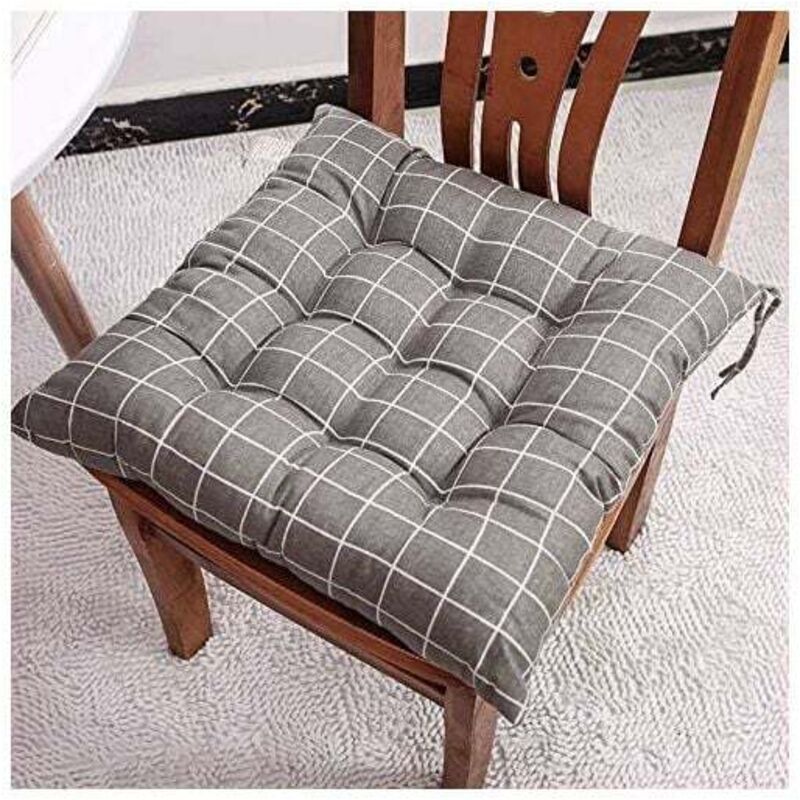 6 Pcs Chair Cushions, Decorative Cushion, Chair Cushion, Garden Cushions, 12 Stitched Details, Different Patterns, Polyester, a, 40 x 40 cm — image 4