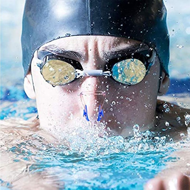 Waterproof Silicone Swimming Earplugs Nose Clip Plugs, Ear & Nose Protector Swimming Sets Box Package (Blue ) โ image 3