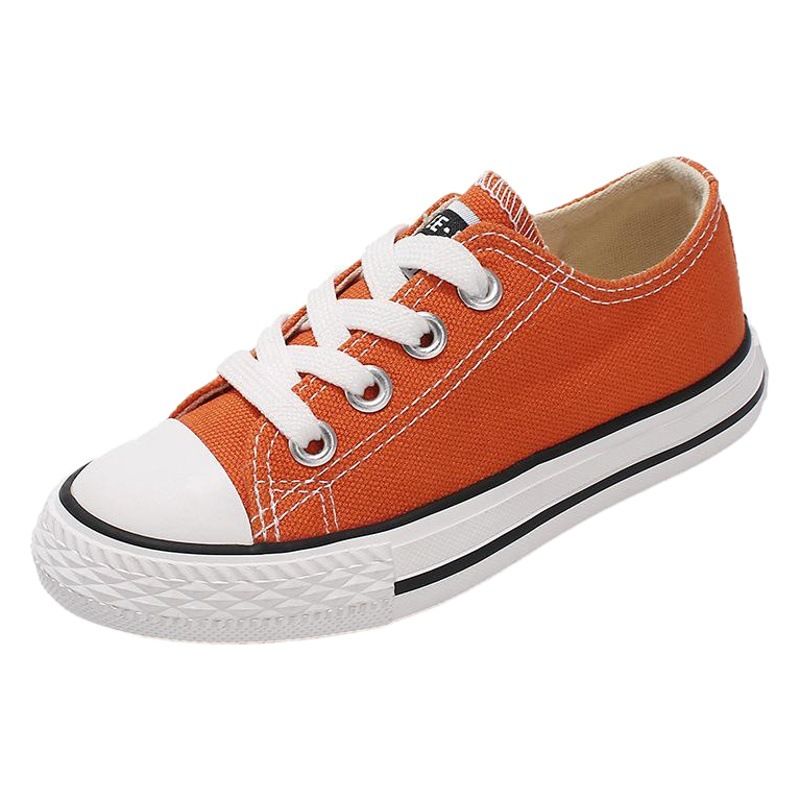 OPOEE Kids Canvas Shoes Low Top Lace Up Light green 29 โ image 2