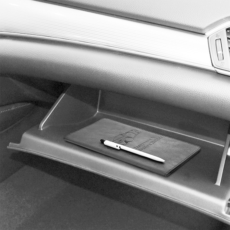 Car Registration and Insurance Holder Silver Glitter - Bling Vehicle Document Wallet - Slim Glove Box Organiser for Rego Papers & Travel IDs - Sparkle PU — image 6