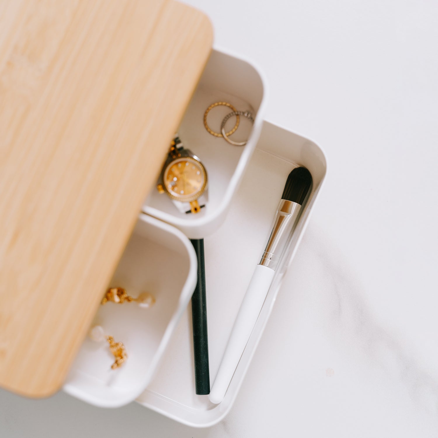 Bamboo Fibre Storage Drawer Set — image 3