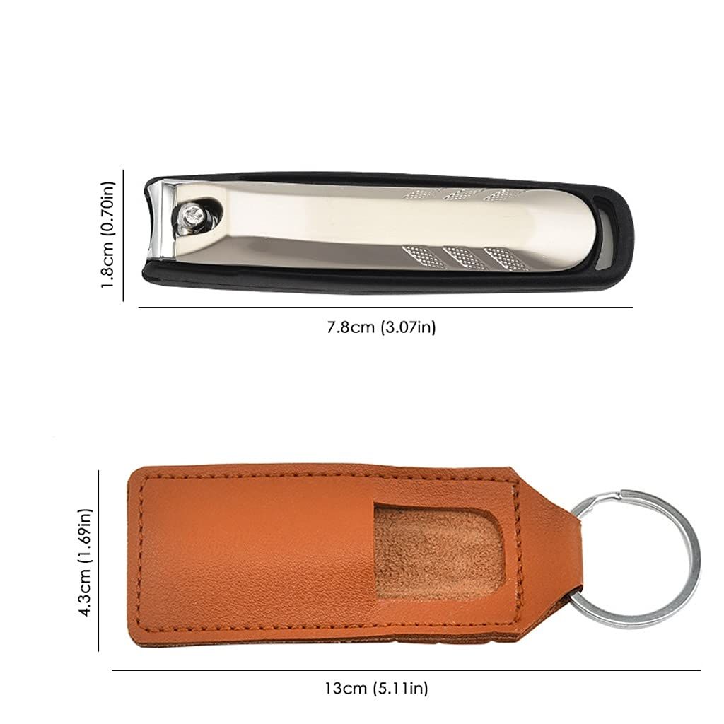 Professional Nail Clipper Stainless Steel Nail Clipper for Women, Men and Children, Pedicure and Manicure, Black — image 3